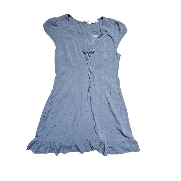 Abercrombie & Fitch Dress Prep School Flare Dress Ruffle Polka Dot Y2K SP NWT - Picture 9 of 12